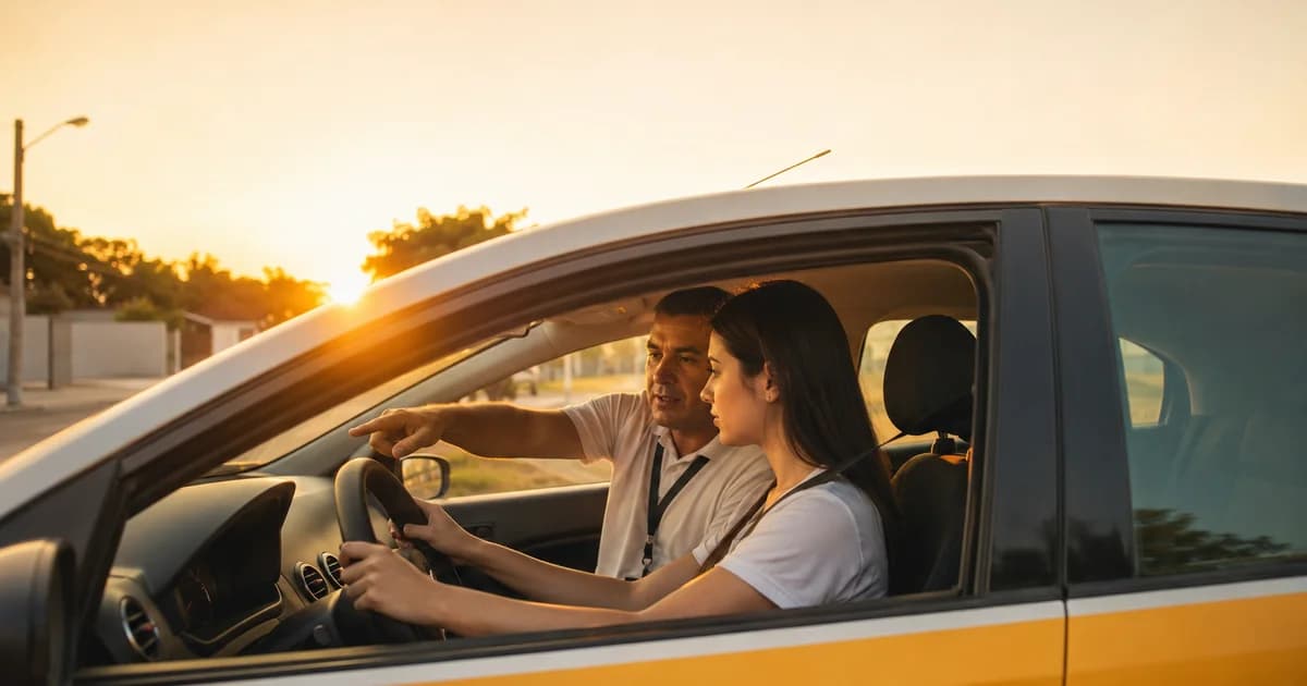 O carro do instrutor autônomo: duplo comando, adaptações e o que exige a lei em 2026